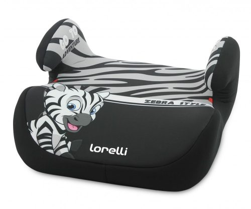 Lorelli Topo Comfort autós ülésmagasító 15-36kg - Zebra grey-white 2020