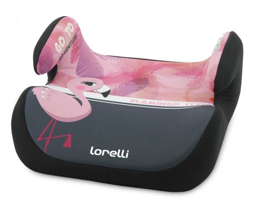 Lorelli Topo Comfort autós ülésmagasító 15-36kg - Flamingo grey-pink 2020