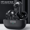 Lenovo Thinkplus LP1S Bluetooth 5.0 Vezeték Nélküli Fülhallgató Töltőtokkal, Fekete