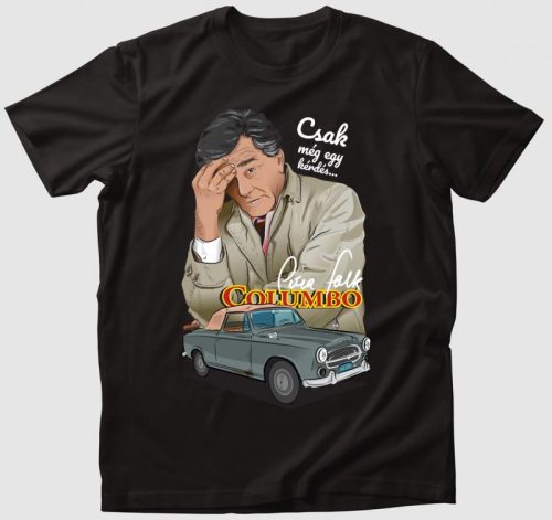 Columbo 1 póló, Fekete | XS