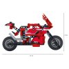 COGO® 5809 | lego-technic-kompatibilis építőjáték | 300 db építőkocka | Motorbicikli