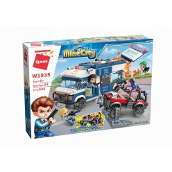   QMAN® W1935 | lego-kompatibilis építőjáték | 608 db építőkocka | Rablóbanda elkapása