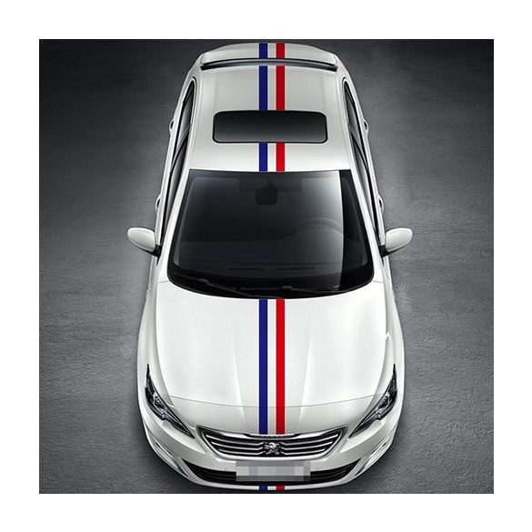 Francia zászló autó matrica