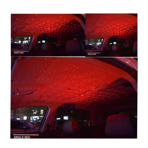 Belső világítás autóba piros fénnyel