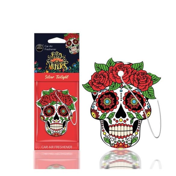 Autóillatosító Muertos Silver Tatoo