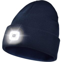 Sapka LED fejlámpával - Kék