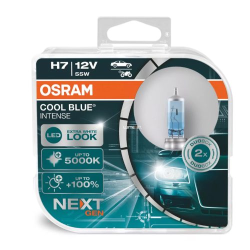 Osram Cool Blue Intense NextGen +100% H7 55w 2db
