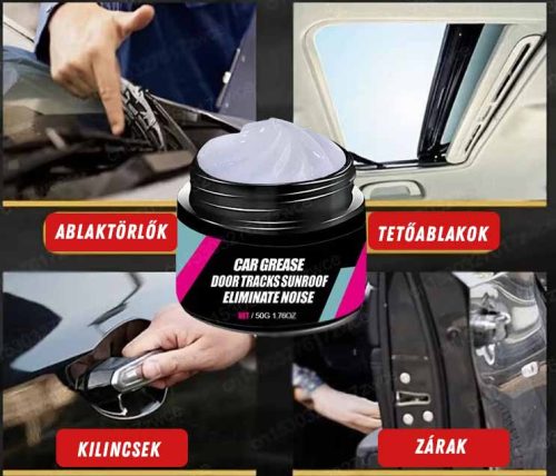 Autóipari kenőzsír – napfénytető sínhez, gumi tömítésekhez, karbantartáshoz