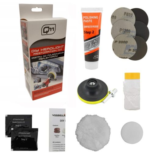 Q11 Fényszóró polírozó készlet
