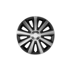Dísztárcsa 15" Aviator Carbon Silver & Black 4db