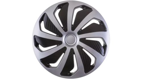 Dísztárcsa 15" Wind Silver & Black 4db