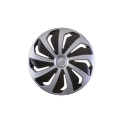 Dísztárcsa 16" Wind Silver & Black 4db