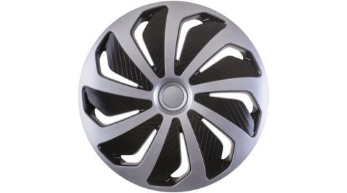 Dísztárcsa 16" Wind Silver & Black 4db