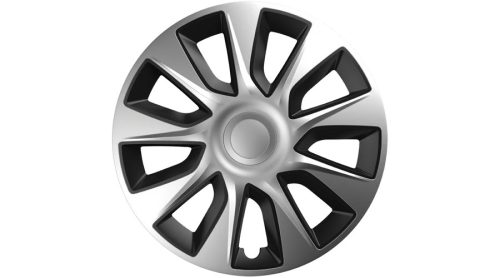 Dísztárcsa 15" Stratos Silver & Black 4db