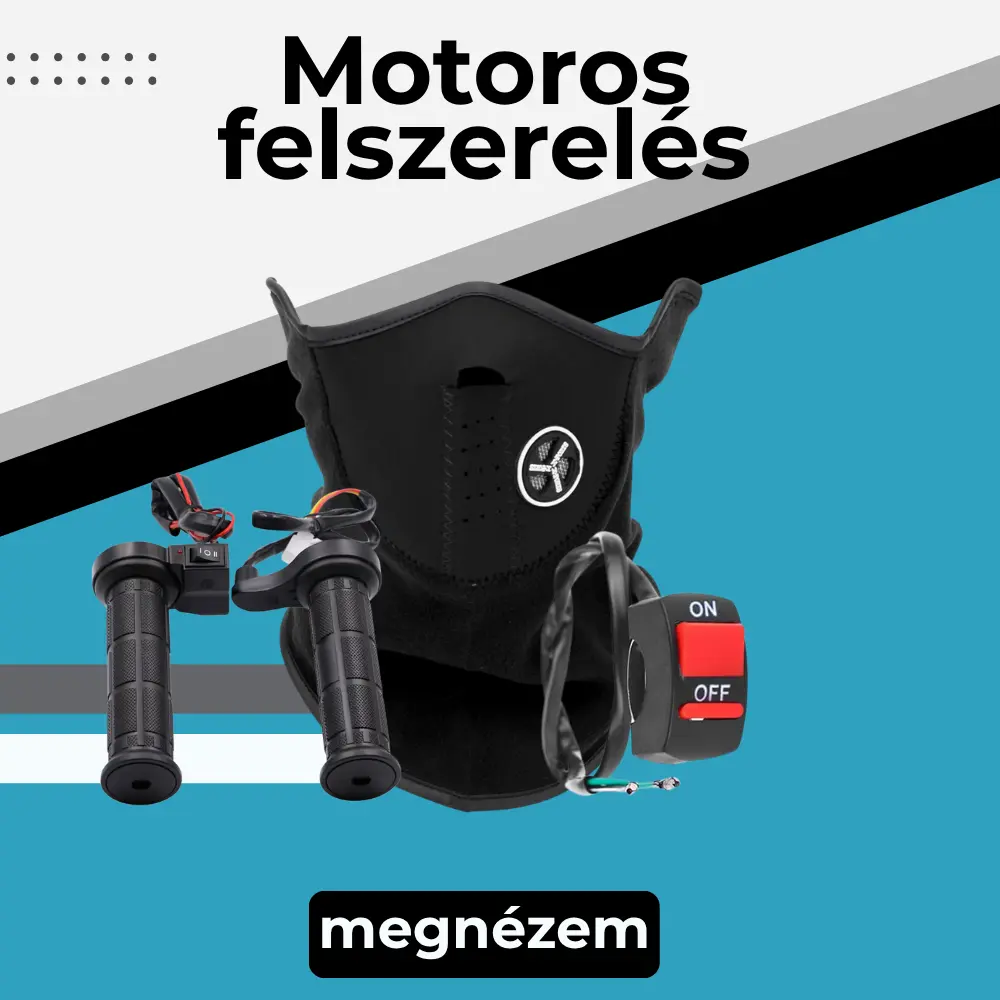Motoros felszerelés